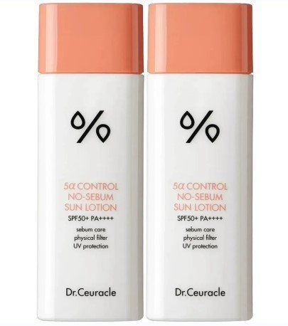 Себорегулюючий сонцезахисний лосьйон "5-альфа контроль" SPF 50+ Dr.Ceuracle, 50 ml Ф7 фото