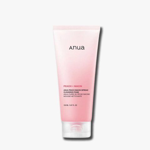 Очищувальна пінка з персиком та ніацинамідом ANUA Peach Niacin Spread Cleansing Foam 150ML AN02 фото
