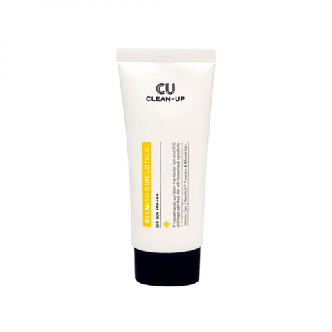 Сонцезахисний лосьйон з ліпосомами на стабільних фільтрах CU SKIN Clean-UP Blemish Sun Lotion SPF50+ PA++++ Ф9 фото