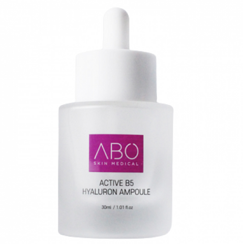 Зволожуюча сироватка з гіалуроновою кислотою та вітаміном B5 АBO Active B5 Hyaluron Ampoule, 30 ml 910 фото