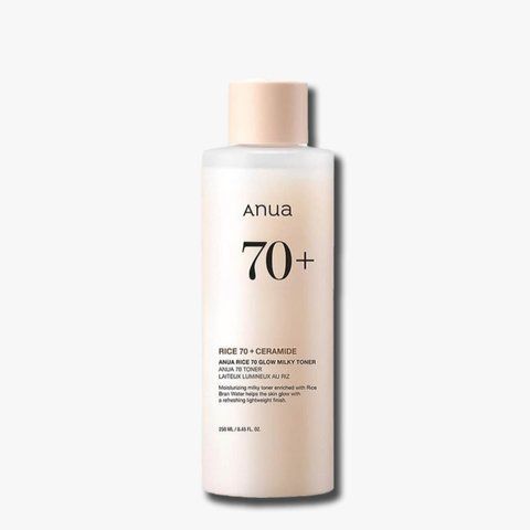 Живильний тонер з рисовим екстрактом і керамідами Anua Rice 70 Glow Milky Toner AN29 фото