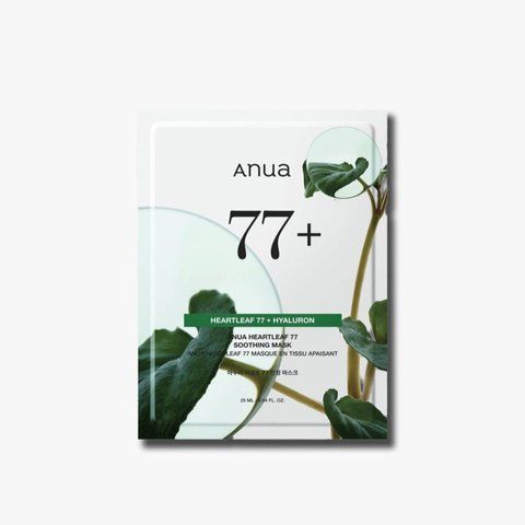 Заспокійлива протизапальна маска з екстрактом хауттюйнії Anua Heartleaf 77 Soothing Mask AN32 фото