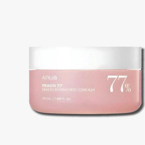 Зволожуючий крем з ніацинамідом Anua Peach 77 Niacin Enriched Cream AN37 фото